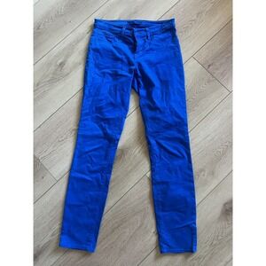 J Brand Blue Skinny Jeans Women's Size 26‎ Bright Colored Denim Pants
